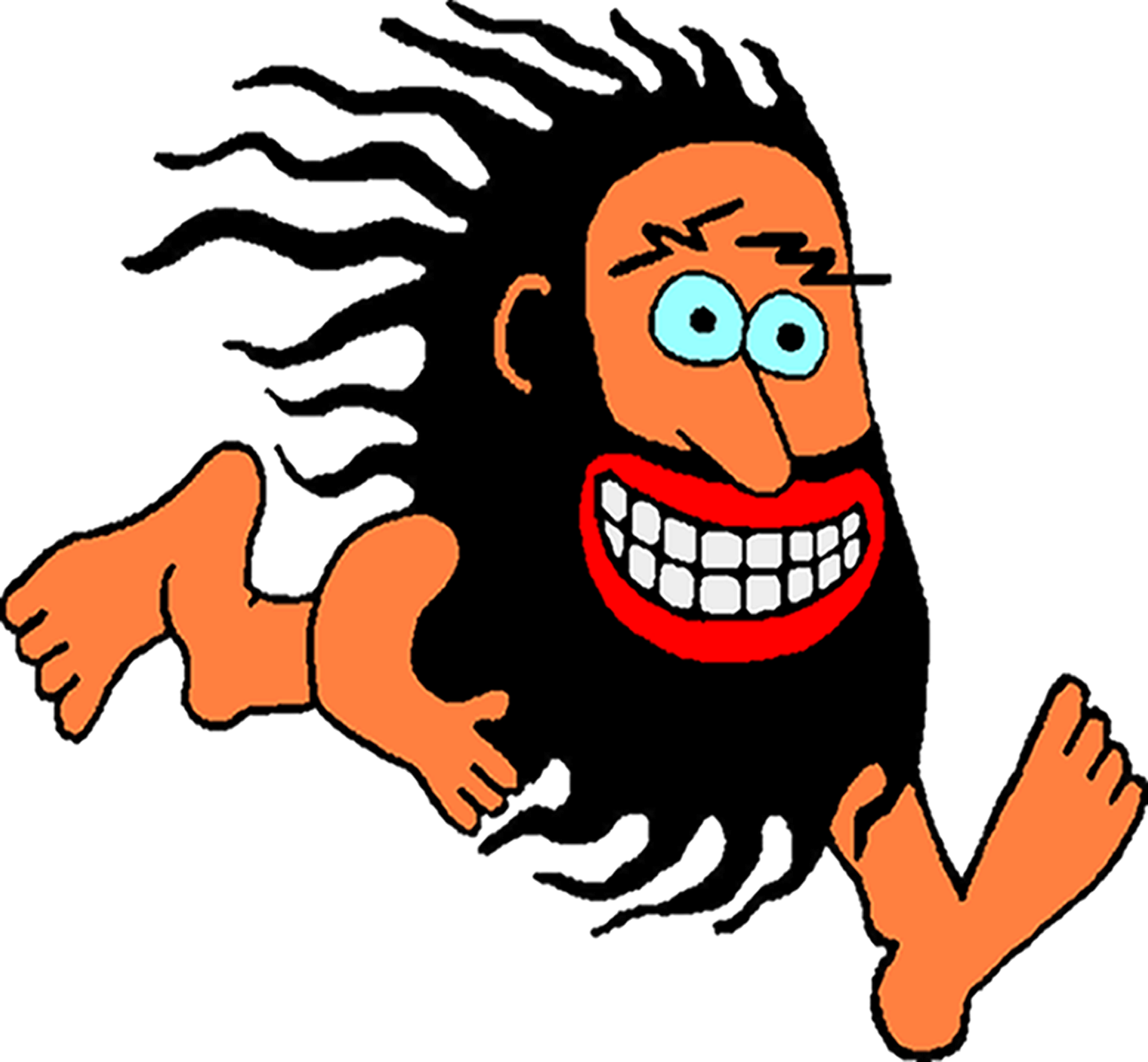 Barry the Barefoot Running Logo